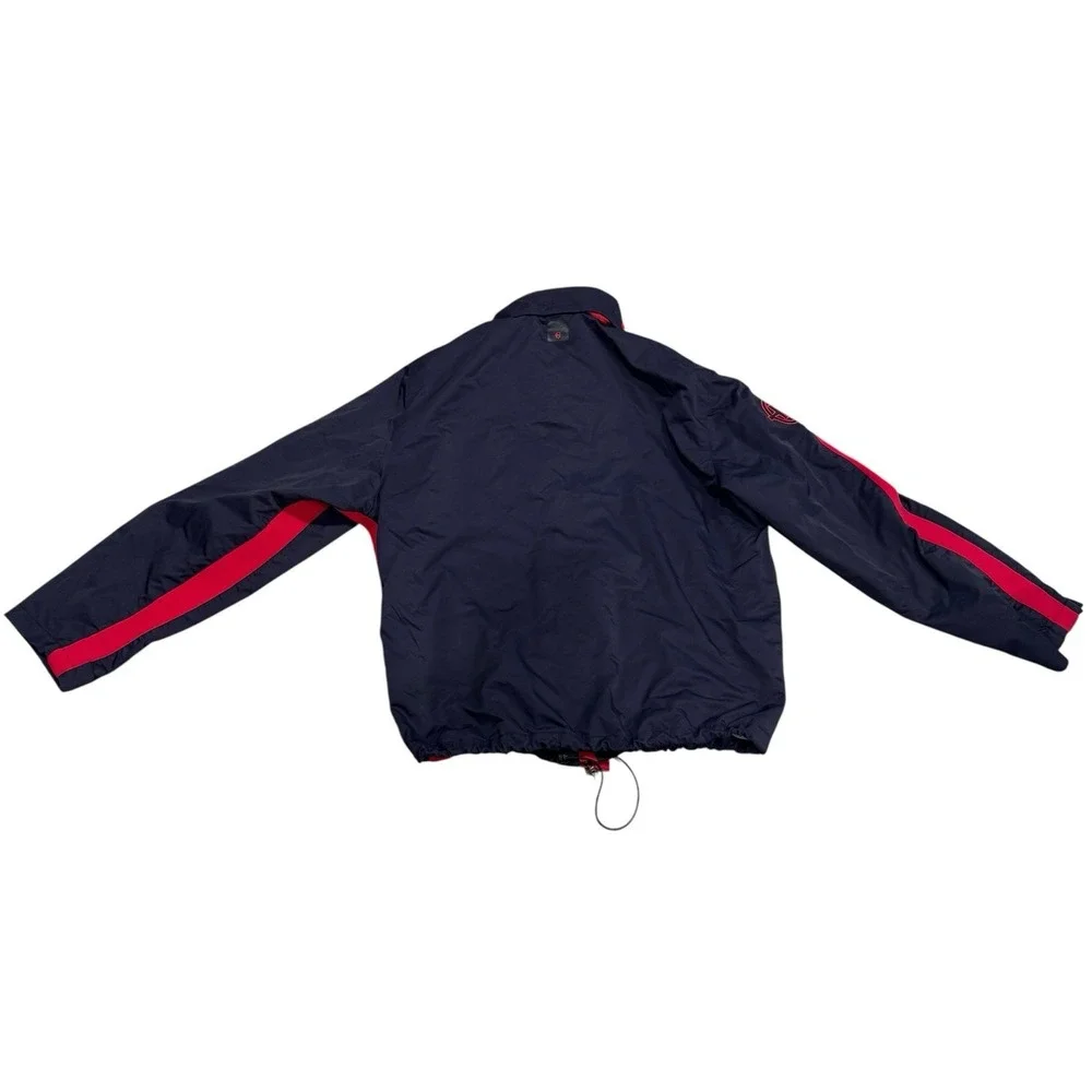 Nautica Competition Lined Jacket Mens XL Blue Sailing Gear Zip Up